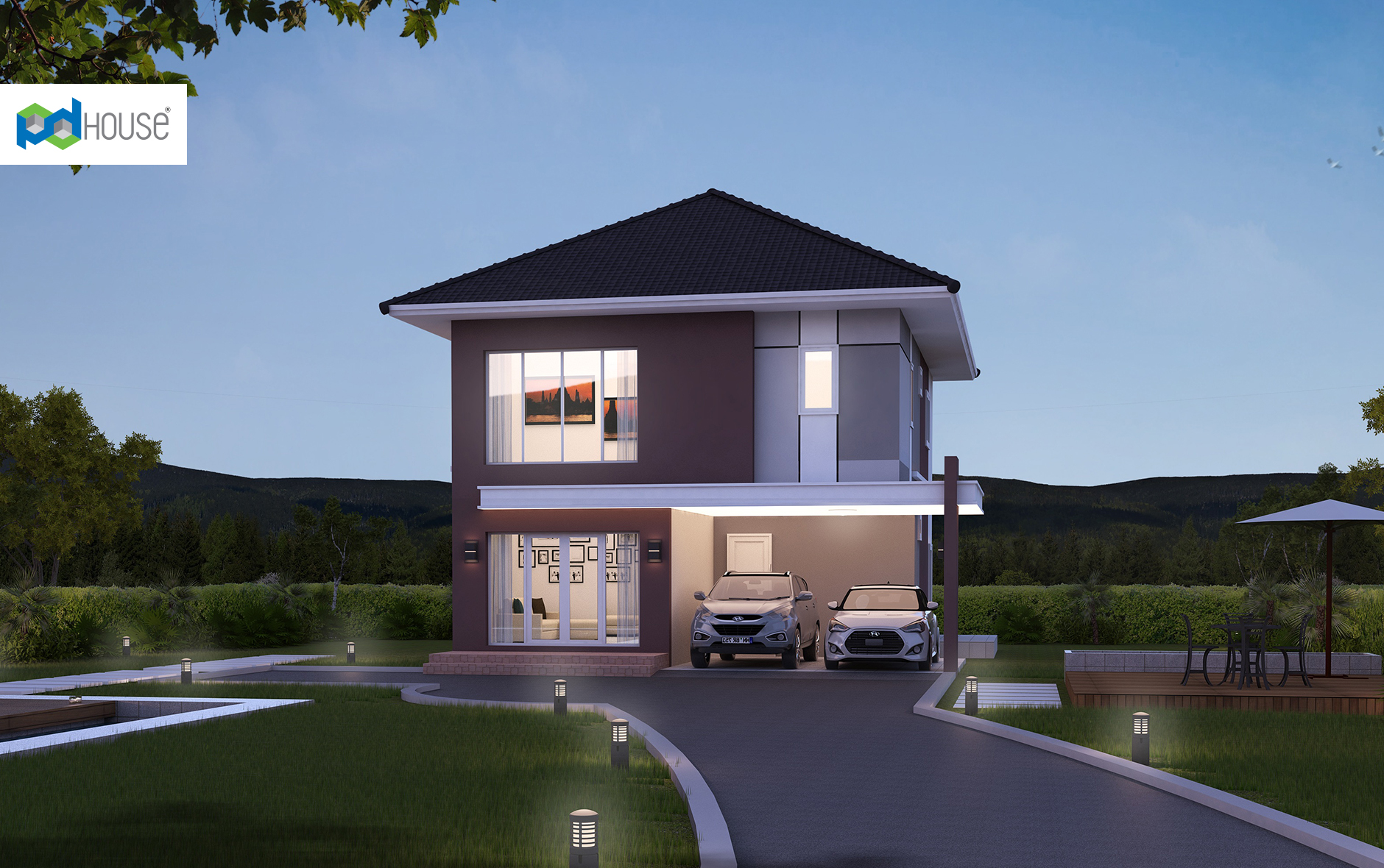 Small House Design Plot 13 x 14 with 4 Bedrooms