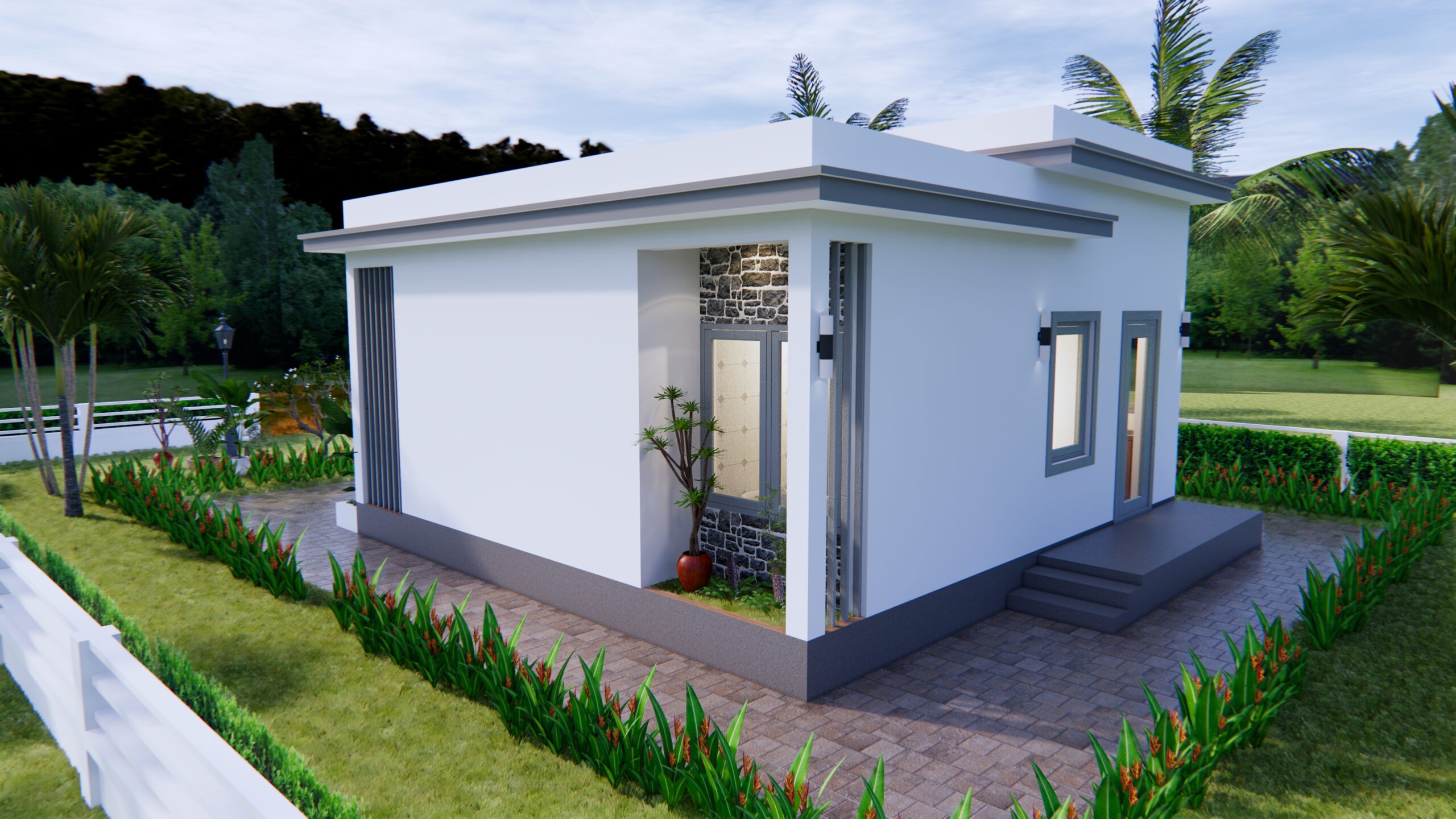 Modern Small House Design 7x7 Meter 23x23 Feet - Small House Design