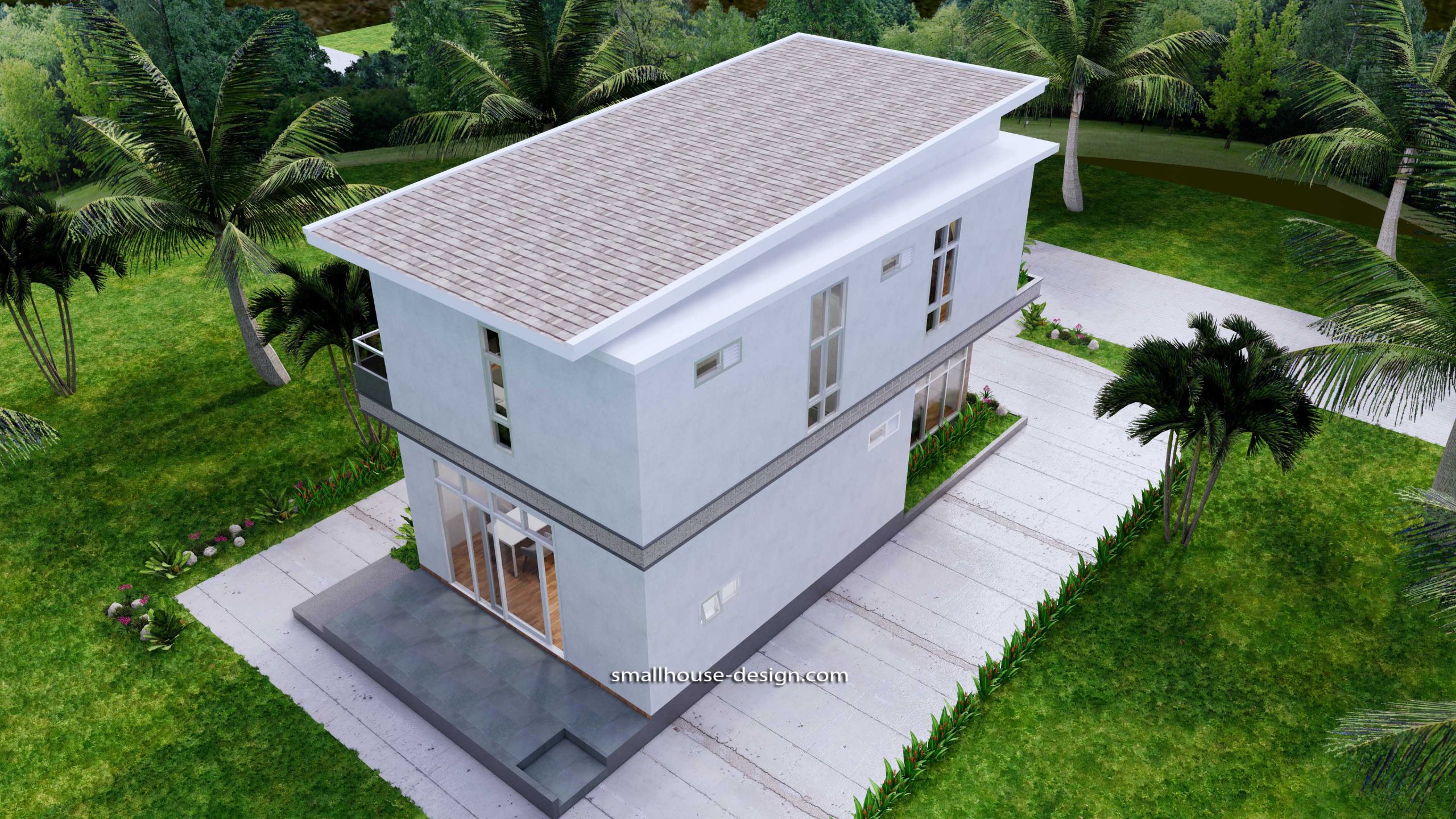 Small House Plan 6.7x10.8 M 22x35 Feet 2 Beds PDF Full Plans - Small ...