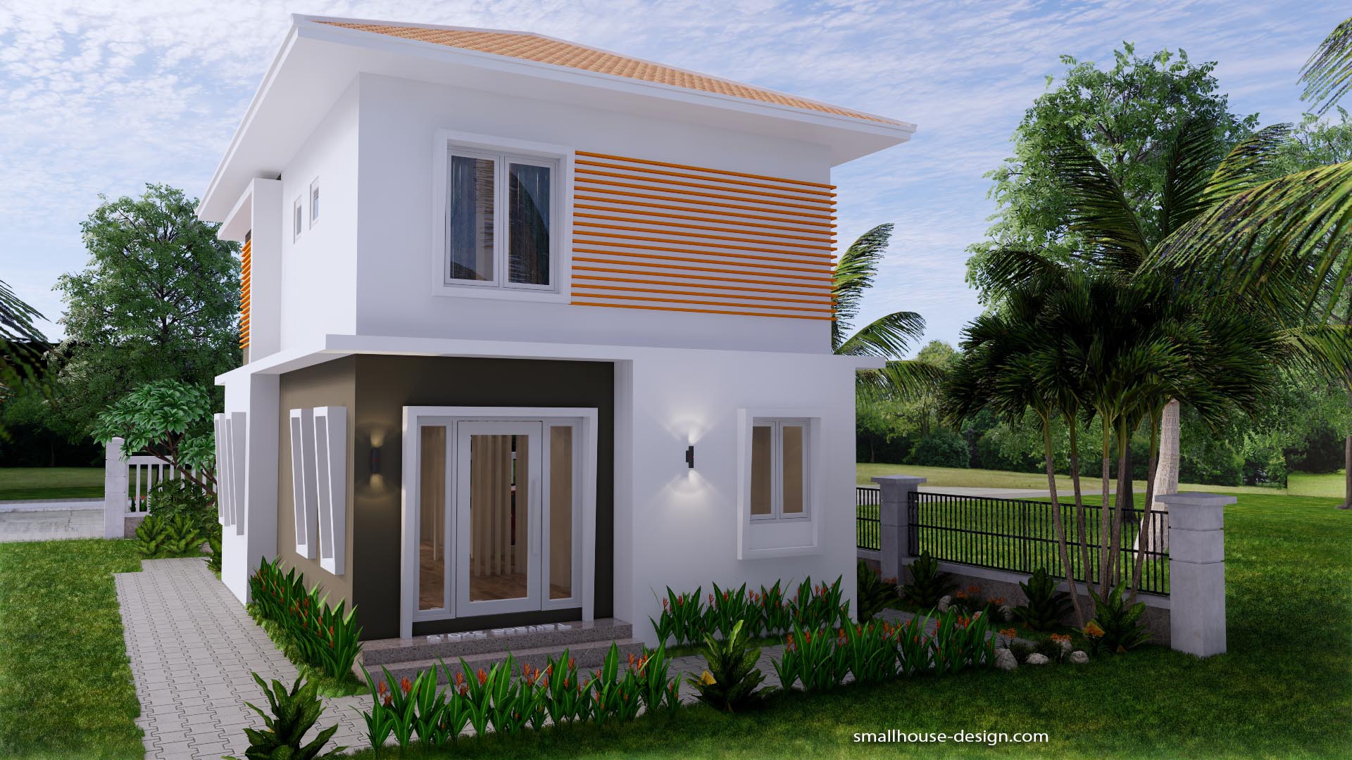 Small House Design 6x9 Meter 20x30 Feet 3 Beds - Small House Design Plan